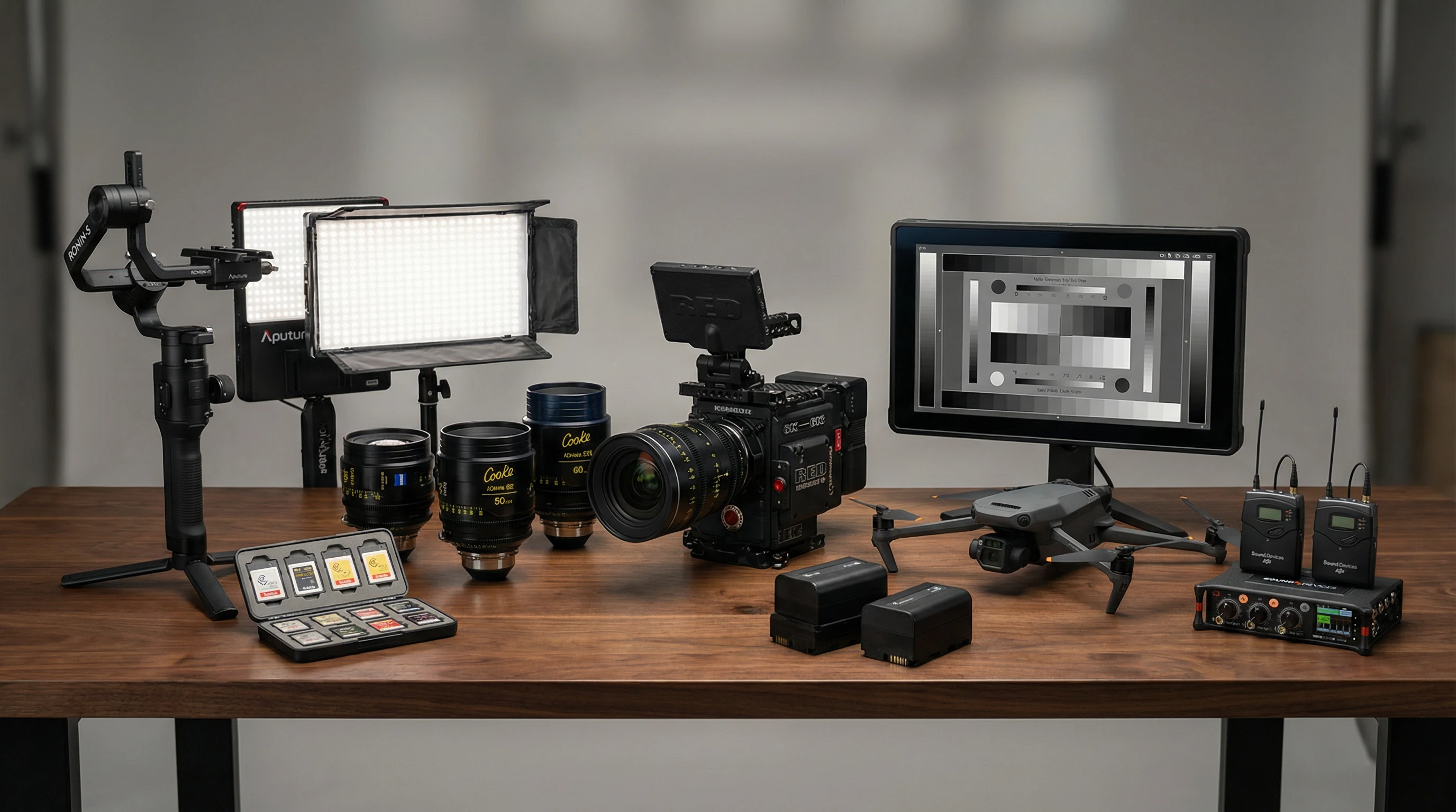 专业短视频拍摄设备展示